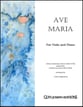 Bach-Gounod: Ave Maria for Viola and Piano P.O.D. cover